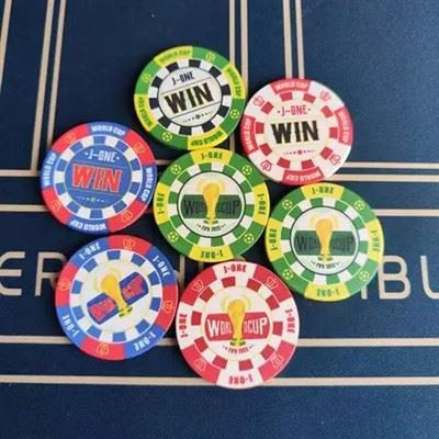Gratis ontwerp voorbeeld pokerchips